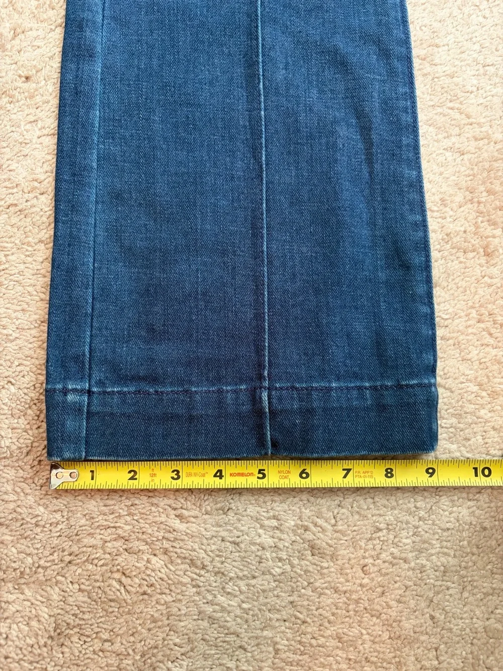 Tory Burch NWT Women's Flare Boot Cut Dark Wash Jeans Size 26 Center Seam
